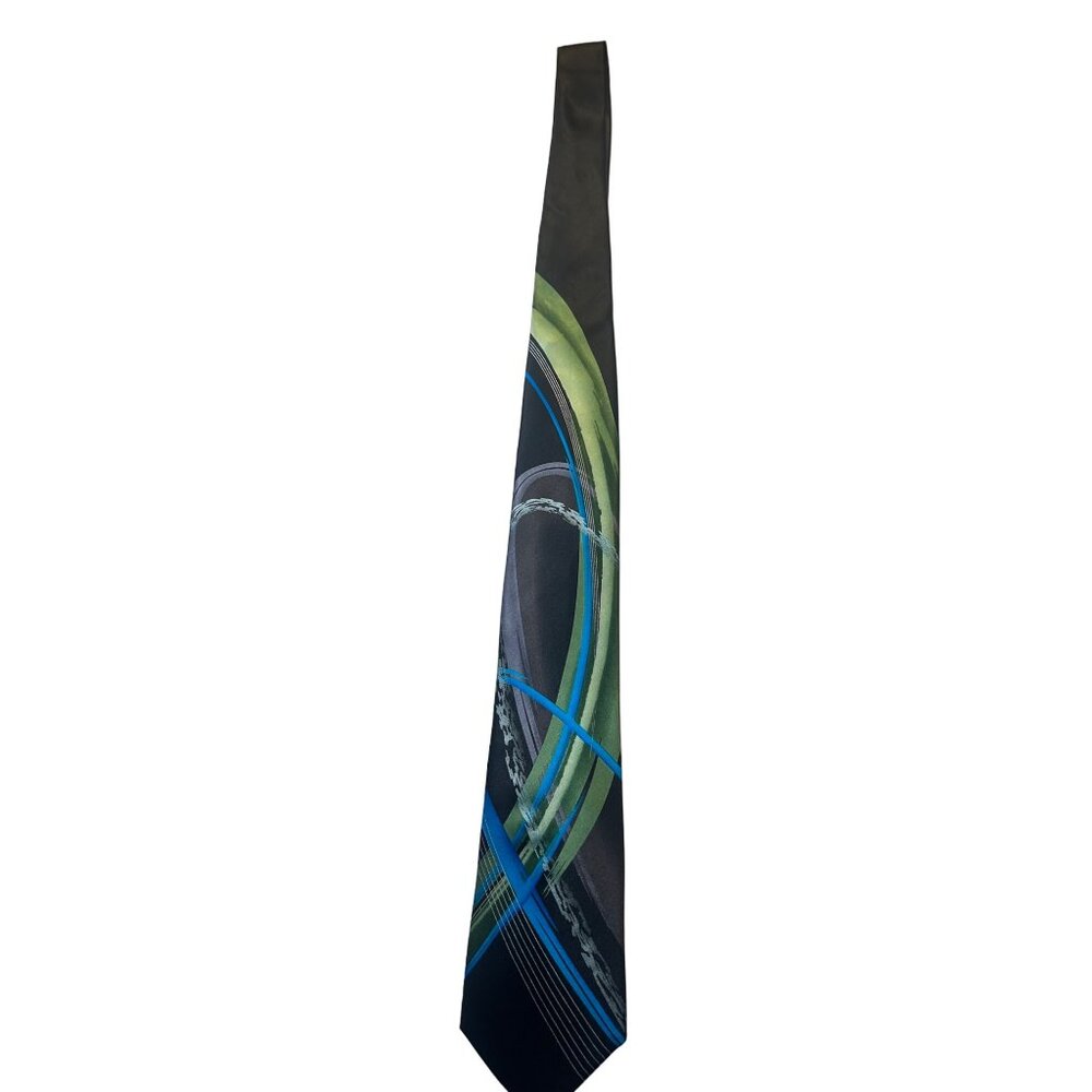 Jerry GARCIA Neck Tie Silk Necktie Men's Collection 61 Curves and Lines - Picture 5 of 7